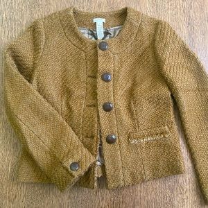 Copper woven J. Crew jacket